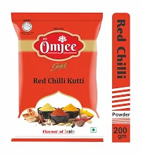 OMJEE GOLD RED CHILLI KUTTI 200GM (PACK OF 5)-thumb2