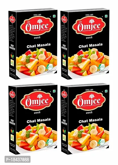 OMJEE CHAT MASALA 500GM (PACK OF 4)