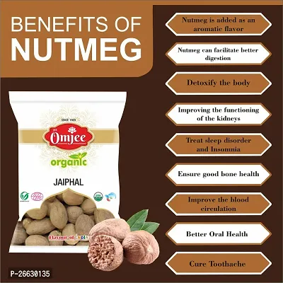 JEE OMJEE Jaiphal (Nutmeg) 50gm (Pack of 5)-thumb4