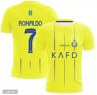 Al Nassr Yellow Mens Ronaldo Jersey 2023-thumb0