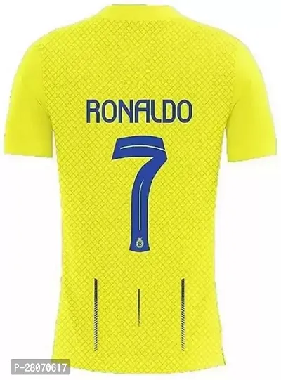 Al Nassr Yellow Mens Ronaldo Jersey 2023-thumb2