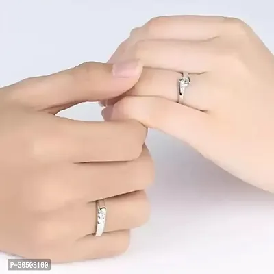 King and Queen Adjustable Couple Rings-thumb0