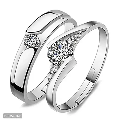 King and Queen Adjustable Couple Rings-thumb0