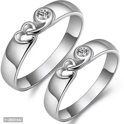 Elegant Stainless Steel Couple Ring-thumb0