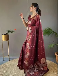Trending Jacquard  Saree with Separate Blouse for Women-thumb1