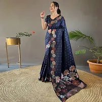 Trending Jacquard  Saree with Separate Blouse for Women-thumb2