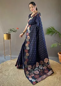 Trending Jacquard  Saree with Separate Blouse for Women-thumb4