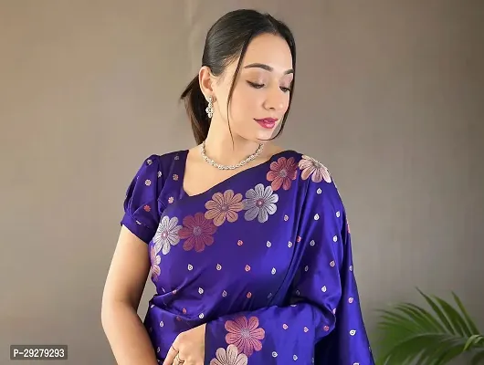 Trending Jacquard  Saree with Separate Blouse for Women-thumb4
