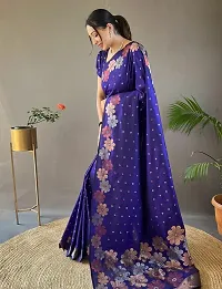 Trending Jacquard  Saree with Separate Blouse for Women-thumb1