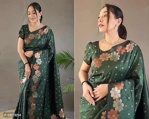 Trending Jacquard  Saree with Separate Blouse for Women