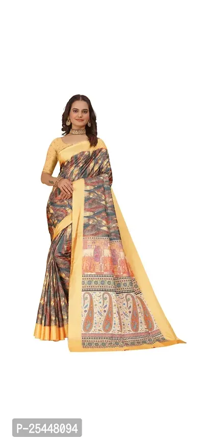 Beautiful Shantoon  Sequinned Saree with Blouse Piece For Women