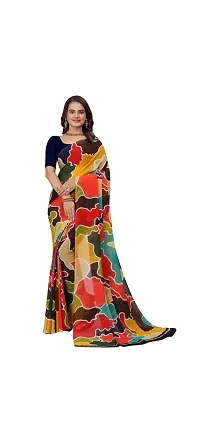 Beautiful Shantoon Sequinned Saree with Blouse Piece For Women