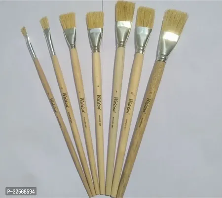 Synthetic Paint Brush for Watercolor and Acrylic Painting pack of 7-thumb0