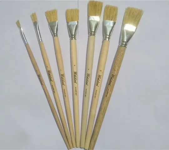 Synthetic Paint Brush for Watercolor and Acrylic Painting pack of 7