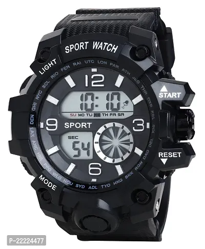 Stylish Silicone Digital Watches For Men-thumb0