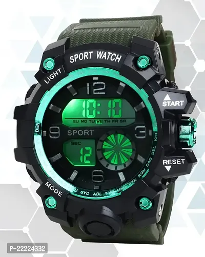 Stylish Silicone Digital Watches For Men-thumb0