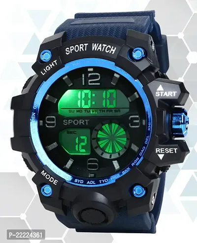 Stylish Silicone Digital Watches For Men-thumb0