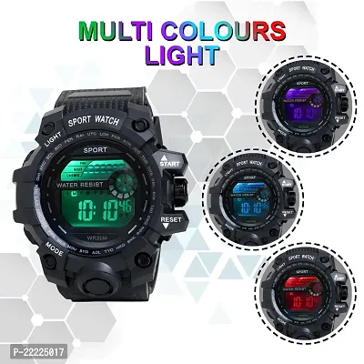 Stylish Silicone Digital Watches For Men-thumb0