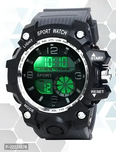 Stylish Silicone Digital Watches For Men-thumb0