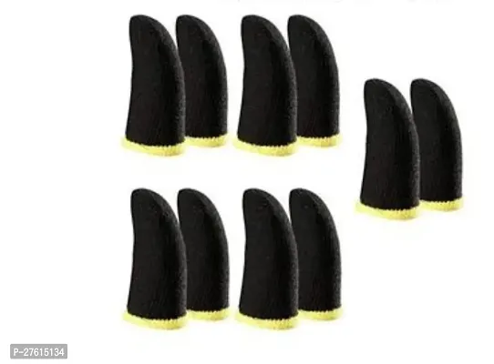 Pack of 5 pair PUBG GAMING SLEEVES Anti Slip Mobile Gaming Finger Sleeve (10 Pieces) for PUBG/Free Fire-thumb0
