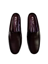 Shabdh Men's Back Open Slip On Loafers/Half Shoes/Cut Shoes/Open Juttis/Mojaris for Indoor  Outdoor Brown-thumb2