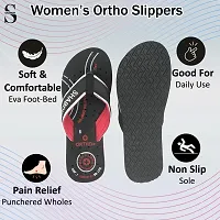 SHABDH Women's Flip-Flops  Slippers | Doctor Ortho Comfortable Chappal |Diabetic  Orthopedic Footwear, Good for Knee  Foot Pain-thumb3