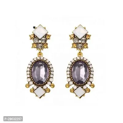 Zaffre Geometric Vintage Earrings Alloy Dangle Earring-thumb0