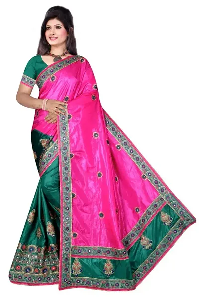 Alluring Paper Silk Womens Saree With Blouse Piece