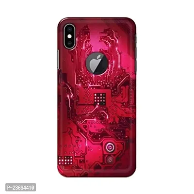 TweakyMod Designer Printed Hard Case Back Cover Compatible with iPhone X, iPhone Xs(Logo Cut)