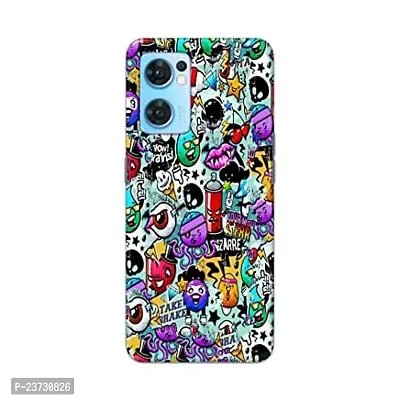TweakyMod Designer Printed Hard Case Back Cover Compatible with Oppo Reno 7 5G