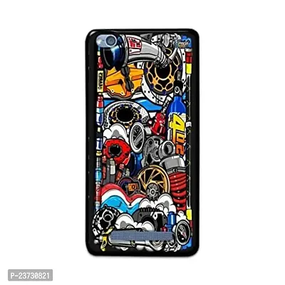 TweakyMod Designer Printed Hard Case Back Cover Compatible with REDMI 4A