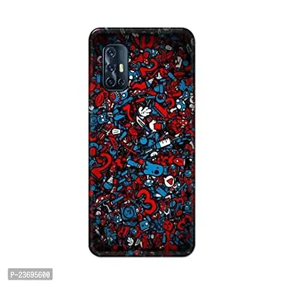 TweakyMod Designer Printed Hard Case Back Cover Compatible with VIVO V17-thumb0