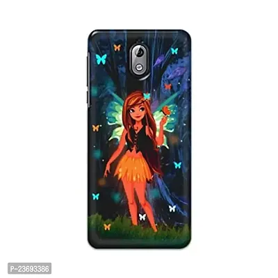 TweakyMod Designer Printed Hard Case Back Cover Compatible with Nokia 3.1-thumb0