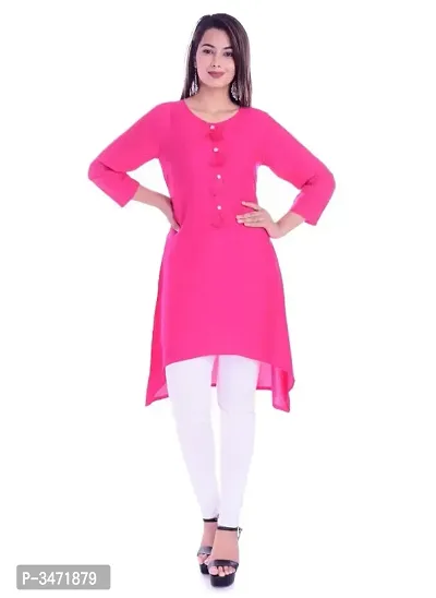 Easywearing Cotton Tail Cut Style Kurti-thumb0