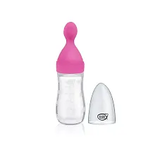 Buddsbuddy Silicone Cereal Feeder 125ml (Pink)-thumb1