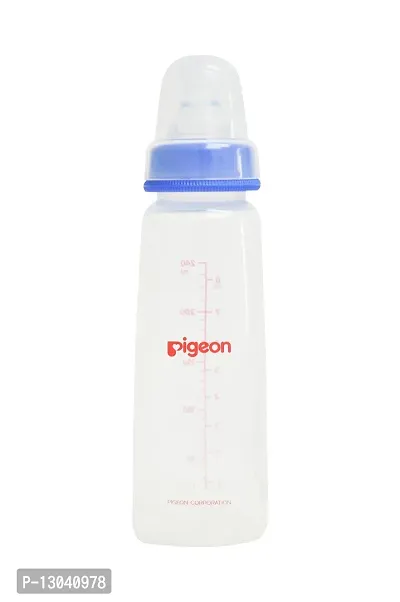 Pigeon Peristaltic Nursing Bottle, 240ml (Blue)-thumb0