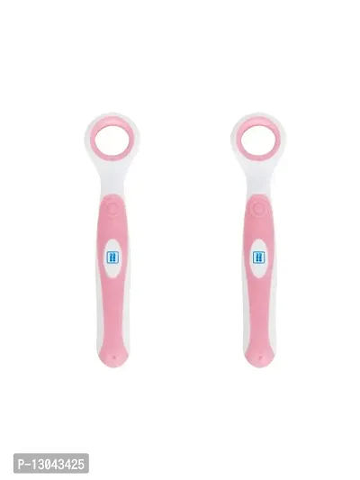 Mee Mee Tender Tongue Cleaner Brush, Pink (Pack of 2)