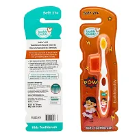 Buddsbuddy BPA Free Super Heros Cartoon Kids Soft Bristles Tooth brush 2yrs+, Multicolor (combo of 4)-thumb3