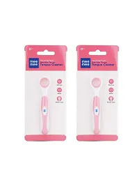 Mee Mee Tender Tongue Cleaner Brush, Pink (Pack of 2)-thumb3