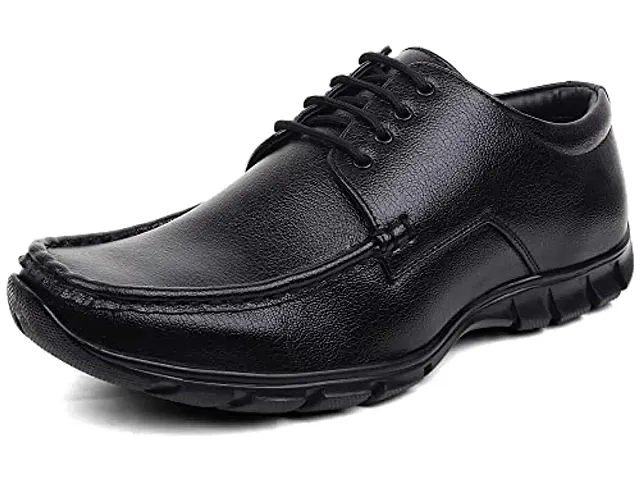 Men Black Formal Lace Up Shoes