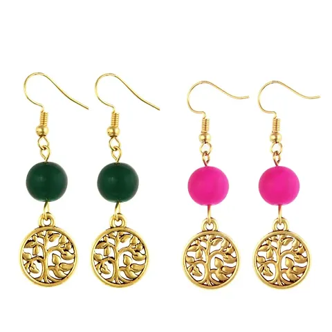 Elegant Alloy Earrings for Women Pack of 2