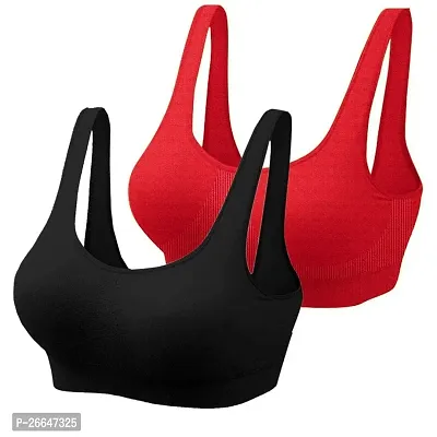 Stylis pack of 2 Air bra for womens multicolour-thumb0