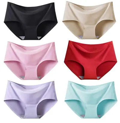 LIECRY ART Pack of High Rise Full Brief Stretch Full Rear Coverage Panty with Super Soft Elastic Back Coverage Full Wear It Unde