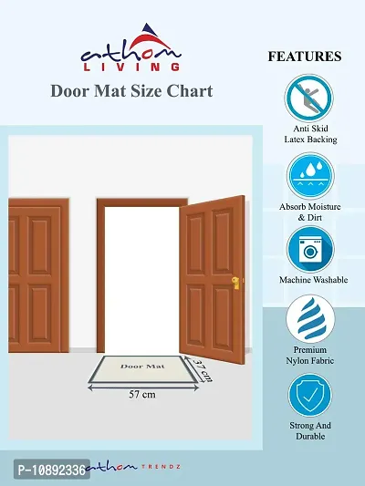 Athom Living Premium Anti Slip Printed Doormat 37x57 cm Combo Pack(CP01n03)-thumb5