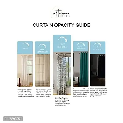 Athom Living Eazy Home Premium Polyester Designer Floral Door Curtain 7ft Pack of 1- EZ-012- DC1-thumb4