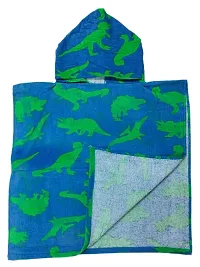 Athom Trendz Dinosaurs Kids Hooded Bath Towel Poncho 60x120 cm-thumb4