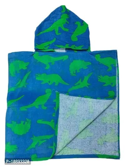 Athom Trendz Dinosaurs Kids Hooded Bath Towel Poncho 60x120 cm-thumb5