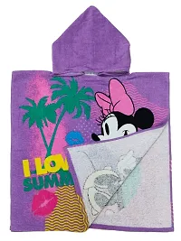 Athom Trendz I Love Minnie Kids Hooded Bath Towel Poncho 60x120 cm-thumb4