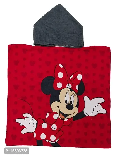 Athom Trendz Minnie in Red Kids Hooded Bath Towel Poncho 55x110 cm-thumb3