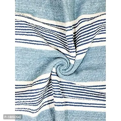 Athom Trendz Ecosaviour Striped Cotton Bath Towel 70x140 cm Multicolour Pack of Three-thumb3